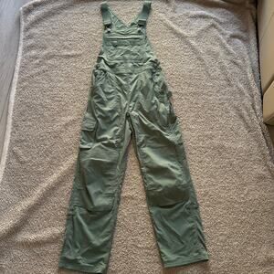 Duluth Trading Co Women's Heirloom Gardening Bib Overalls Green Size XS x 31 in